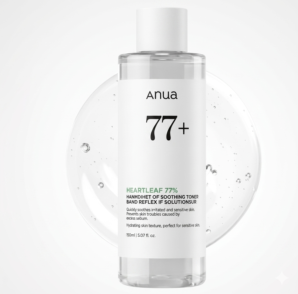 38 ANUA Heartleaf 77% Soothing Toner I pH 5.5 Trouble Care, Calming Skin, Refreshing, Hydrating, Purifying, Cruelty Free, Vegan,(250ml / 8.45 fl.oz.) - Image 1